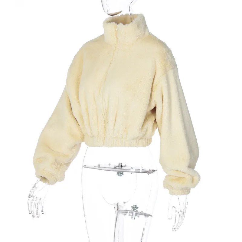fur faux cropped coat 16