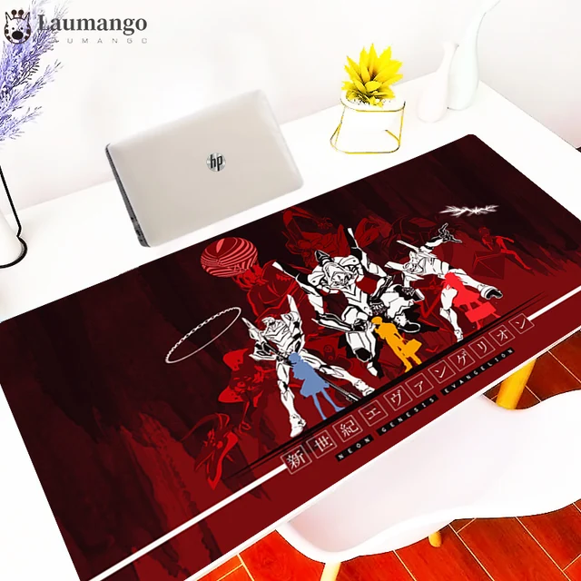 Mouse pad Evangelion Logo Computer Laptop Anime Keyboard Mouse Mat