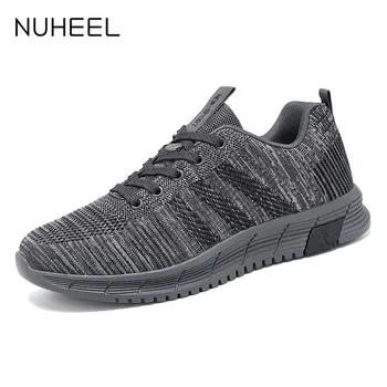 

NUHEEL men's running shoes breathable mesh running shoes lightweight wear-resistant casual sports shoes men