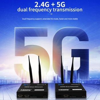 

200m Signal Send Wireless Receiver Transmitter Set HDMI Extender Replacement Electronic Entertainment WIFI Home TV Audio Video