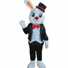 Костюм талисмана Банни с одним ухом; вечерние костюмы для костюмированной вечеринки; Одежда для взрослых на Хэллоуин