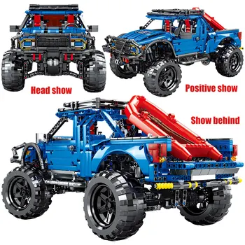 

1630PCS Fordeding Mustanged Truck Creat Compatible Lepining Children Technic Building Blocks Bricks Educational model Toys Gift