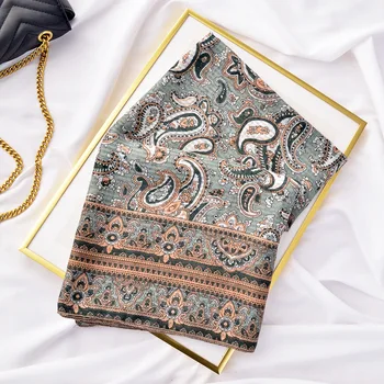 

шарф женский 2020 women hijab scarf female ETHNIC winter VINTAGE BRAND PRINTED Pashmina Stole Muslim Hijab Sjaal