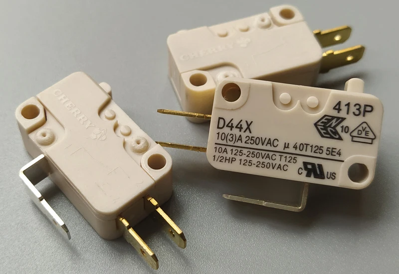 12pcs Original Cherry D44X .187" Microswitches 10A 250VAC 3 Terminals ...