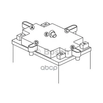

AKB M4 F45 12v 19ah 170A 186x82x171 Bosch art. 0092m4f450