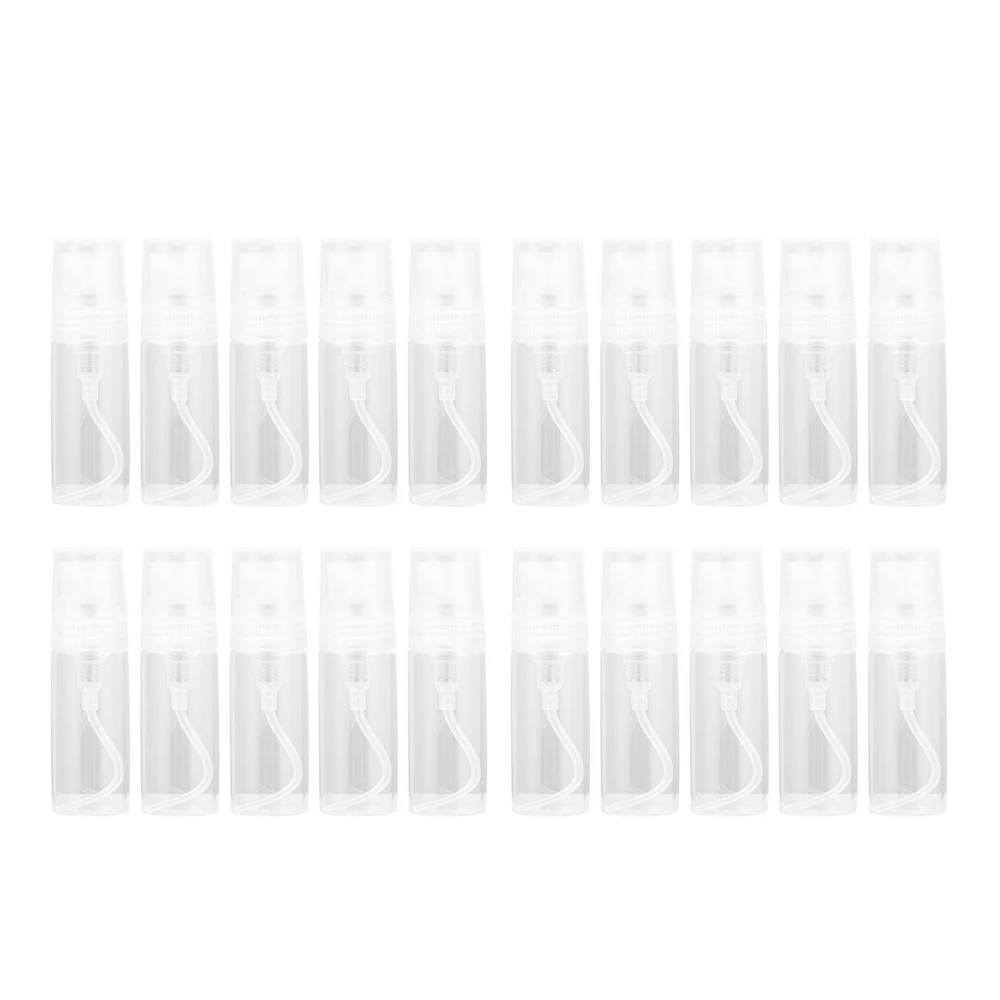 

20pcs Mini Small Bottles Pump Glass Refillable Perfume Spray Empty Bottle 2/3/5ML Atomizer Refillable Bottles