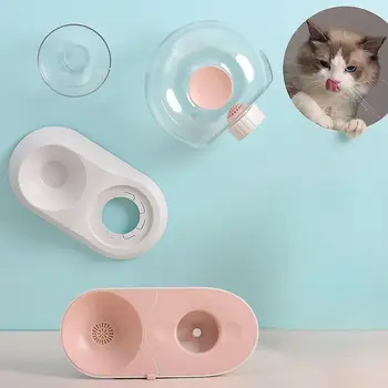 

Pet Automatic Feeder Water Dispenser Dual Purpose Snail Shape Dish For Dog Water Drinking Cat Feeding Dispenser Pet Cat Dog