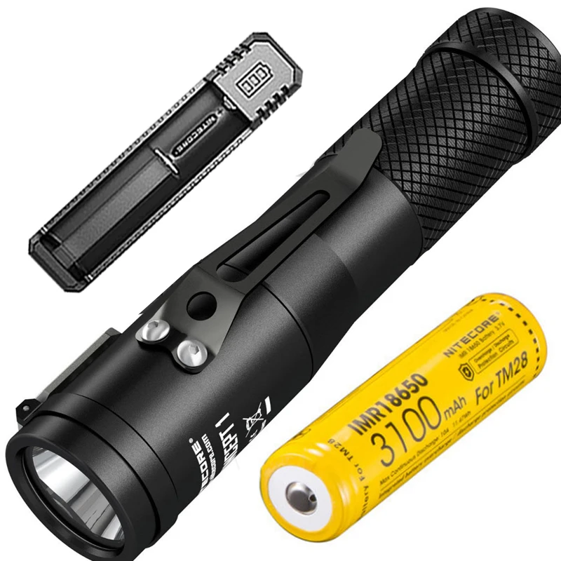NITECORE Concept 1 C1 CREE XHP35 HD E2 светодиодный фонарик макс. 1800LM дальность луча 220 м магнитный