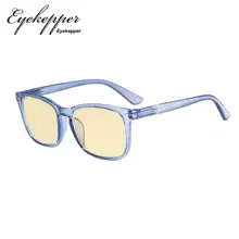 TM1801 Eyekepper, синий светильник, блокирующие очки для чтения с желтым фильтром, линзы-Квадратные умники