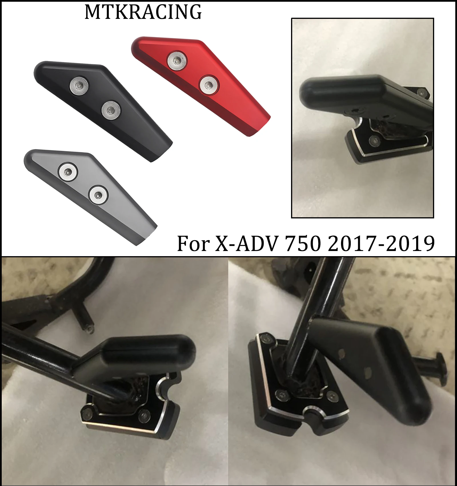 MTKRACING для X-ADV Xadv 750 2017 2018 2019 2020 аксессуары мотоциклов боковая Подставка ног