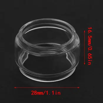 

Transparent Color Glass Extended Pyrex Tube Fat Boy Glass Tank for Vaptio Solo 2