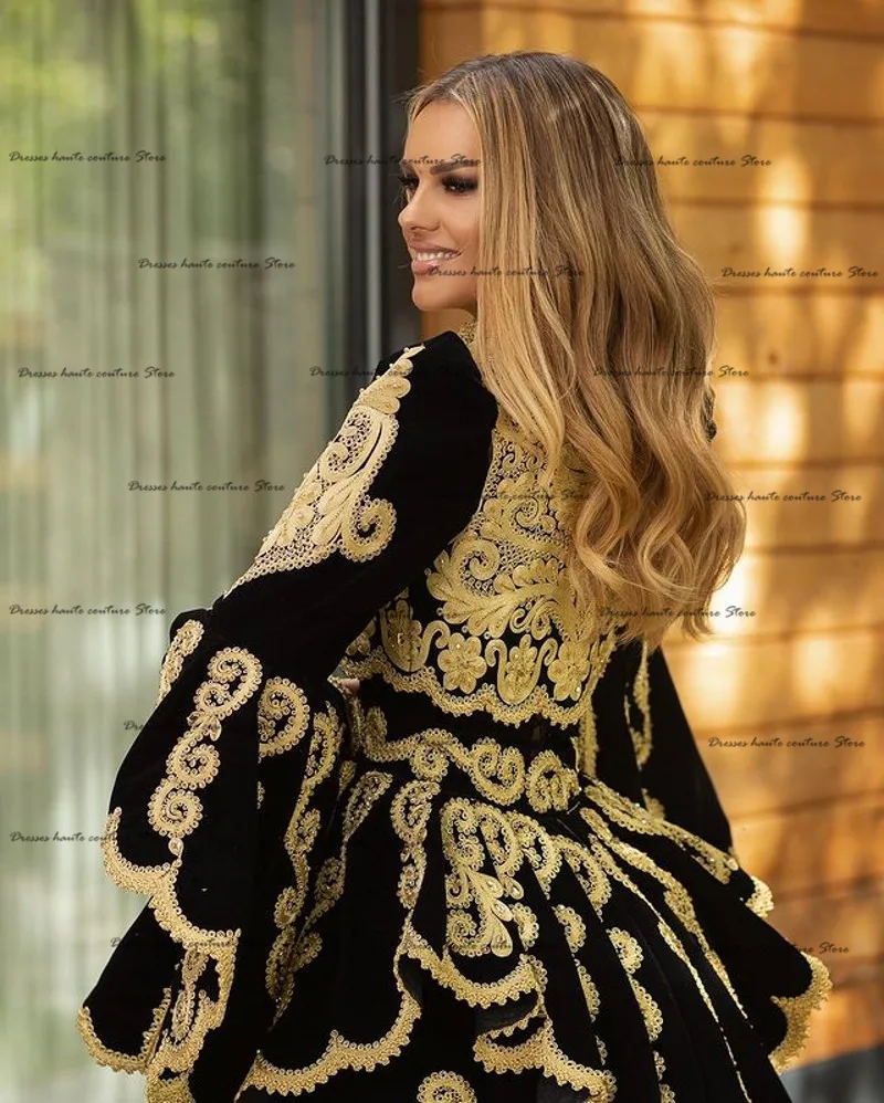 Traditional Kosovo vestidos formales 