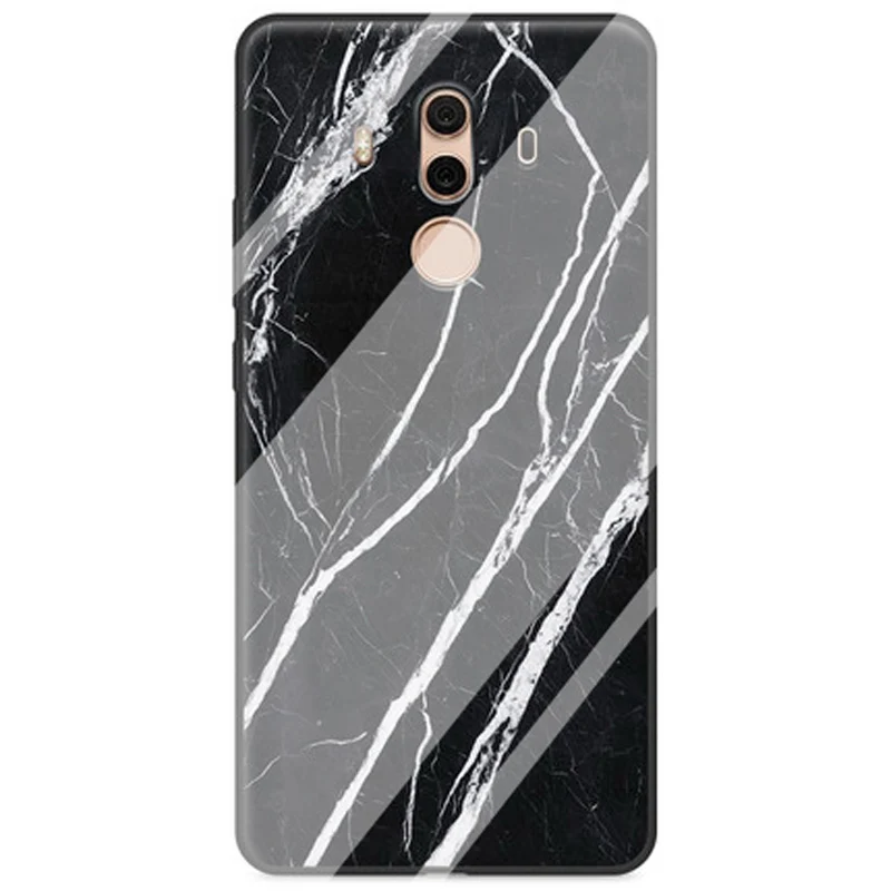 Mate 10 Pro Чехол из закаленного стекла деревянный камень с рисунком чехол для телефона для Huawei mate 10 Pro защитный чехол противоударный жесткий