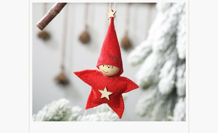 Украшения для дома рождественские украшения для елки Новогодние товары безделушки звезда Рождественская декоративная подвеска