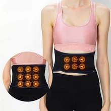 Thermal Magnetic Therapy Lumbar Support Belt Lower Back Brace for Men Women Self-Heating Waist Support Strap with 20pcs Magnets