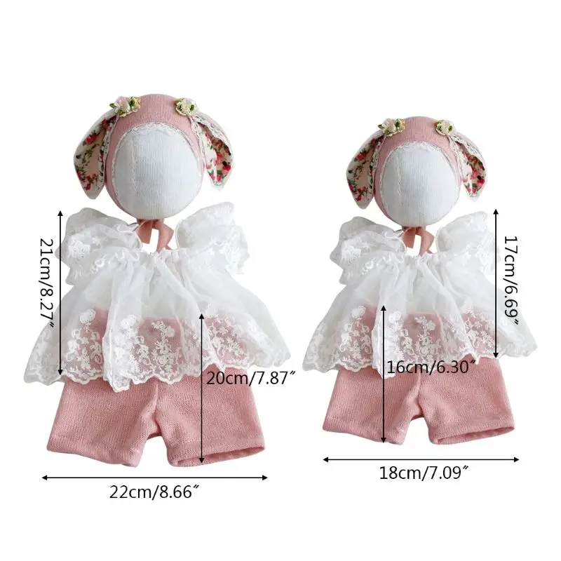 3 Pcs/Set Sweet Baby Hat Tops Pants Clothing Newborn Kids Photography Props Outfits Infants Bathing Gifts for Baby Girls kids clothes set baby girl clothing set
