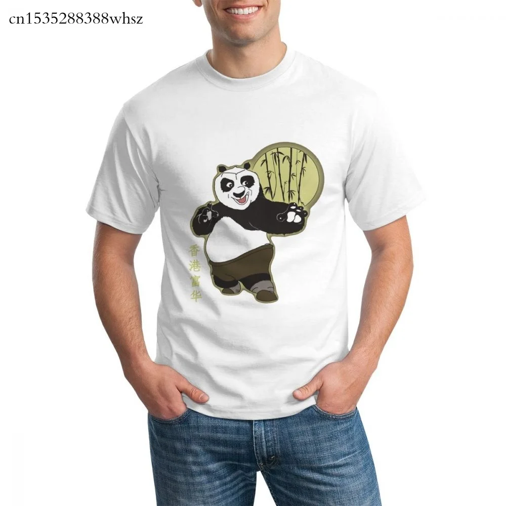 

Kung Fu Panda T Shirts For Men Panda Sun Bamboo Bear graphic t shirt for men 2020