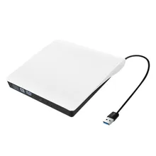 Тонкий USB 3,0 внешний CD привод горелки DVD VCD писатель ридер плеер Оптические приводы для портативных ПК