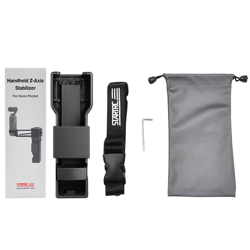 Stabilizer Kits OSMO Карманный Z-осевой стабилизатор складной ручной захват для DJI OSMO Карманный карданный стабилизатор кронштейн OSMO карманные аксессуары - Цвет: Stabilizer Kits