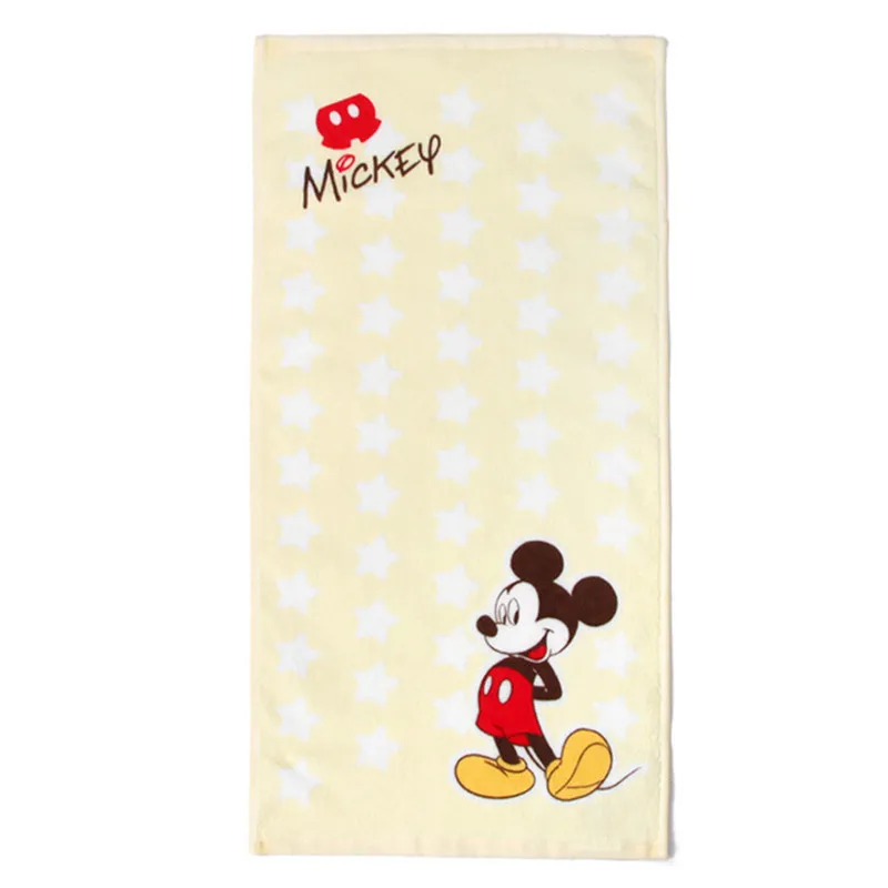 Хлопковое газовое детское полотенце Disney Mickey и partner мягкое быстросохнущее с