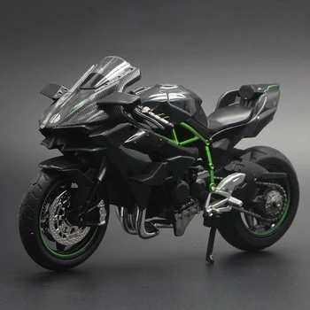 

1:12 Kawasaki Dukadi simulation alloy motorcycle model children with acousto-optic taxiing toy car model