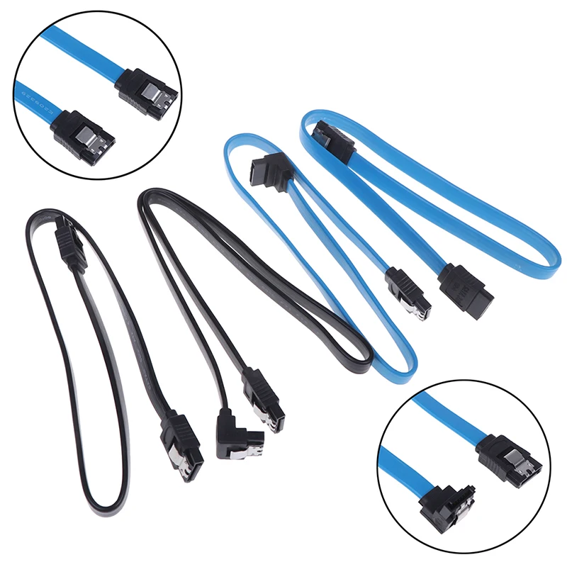 Computer Cables & Connectors  SATA 3.0 III SATA3 6Gb / s SSD Hard Drive Data Direct / Right Angle Cable