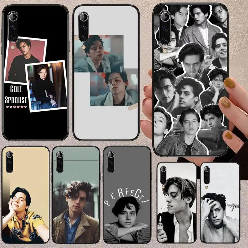 Чехол для телефона Cole Sprouse Xiaomi Mi 8 Lite 9 SE 10 10T Pro 11 серии черный силиконовый мягкий