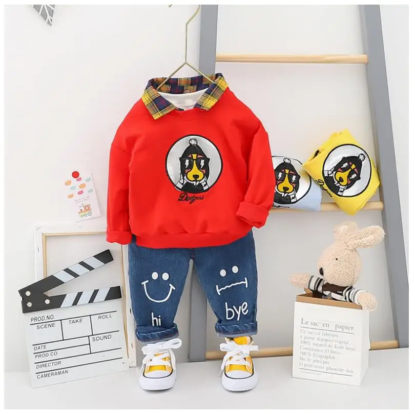 Новинка 2020 года весенние комплекты одежды для малышей маленьких мальчиков и