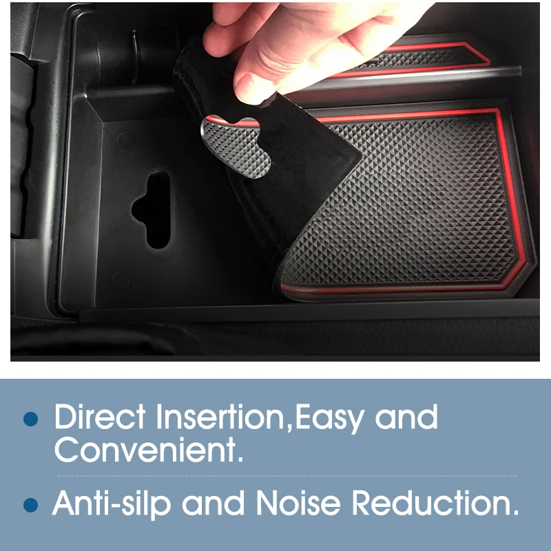 Car Organizer Accessories for BMW X1 F48 2016 2017 2018 2019 2020 Armrest Box Storage Stowing Tidying X1M M Power LHD Only Coin