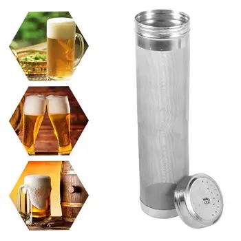 

1pcs Beer Filter Steel Beer Filter Cartridge Brewed Homemade Steel Hop Stainless Bucket Wine Mesh Filter Filter Filter Beer U3J5