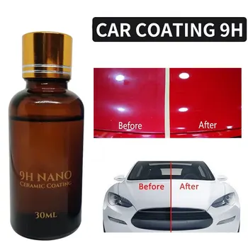 

Vehemo Anti Scratch Coating Crystal 9H 30ml Ceramic Car Glass Coating Care Practical Paint Coating Crystal Supplies Universal