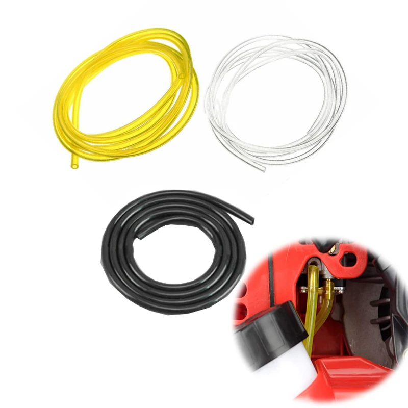 1Meter  2/2.4/2.5/3mm Petrol Fuel Gas Line Pipe Hose Tube Oil Gas Resistant for String Trimmer Chainsaw Saw Blower