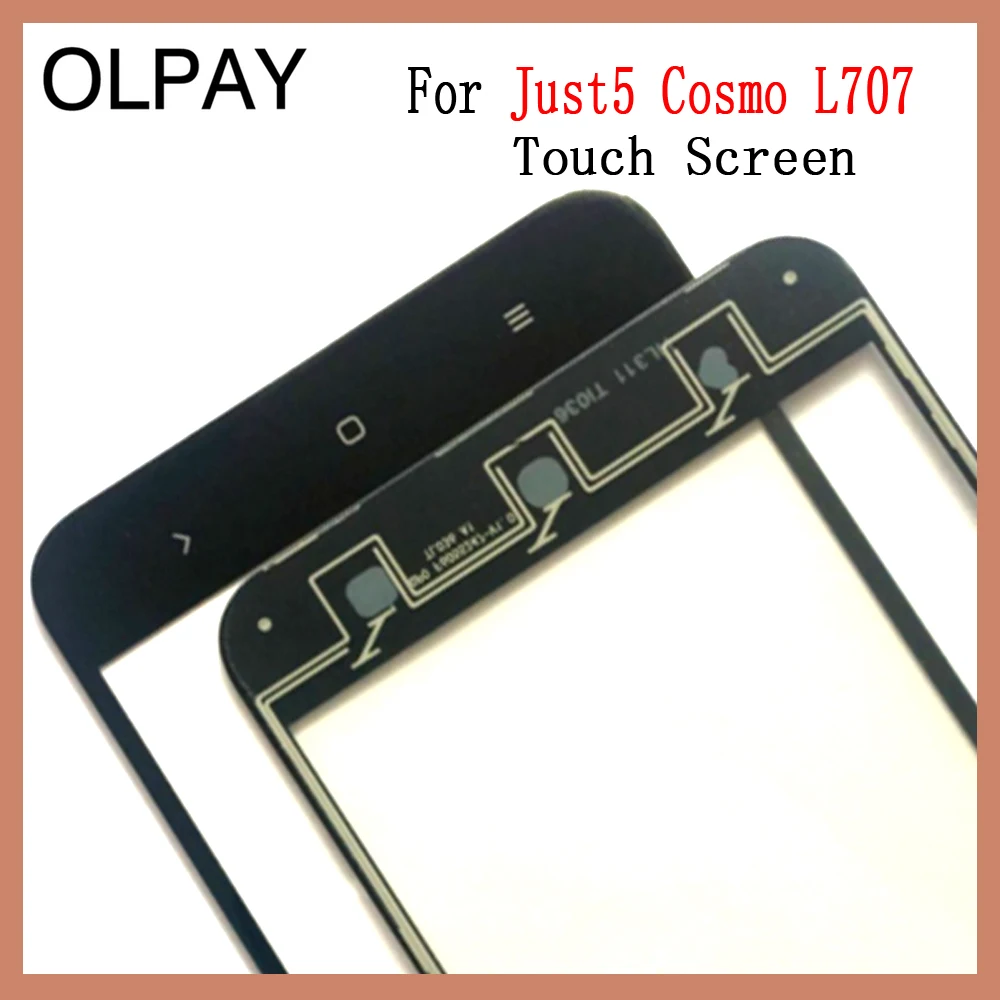 OLPAY 5," мобильный сенсорный экран для Just5 Cosmo L707 сенсорный экран дигитайзер панель передняя внешняя стекло объектив сенсор ремонт