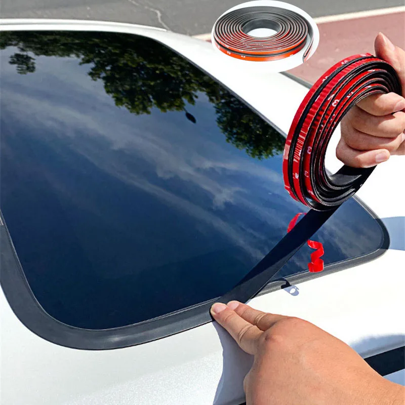 AutoRubberSealStripsWindowEdgeRubberCarWindowEdgeWindshieldRoofRubberSealingStrip