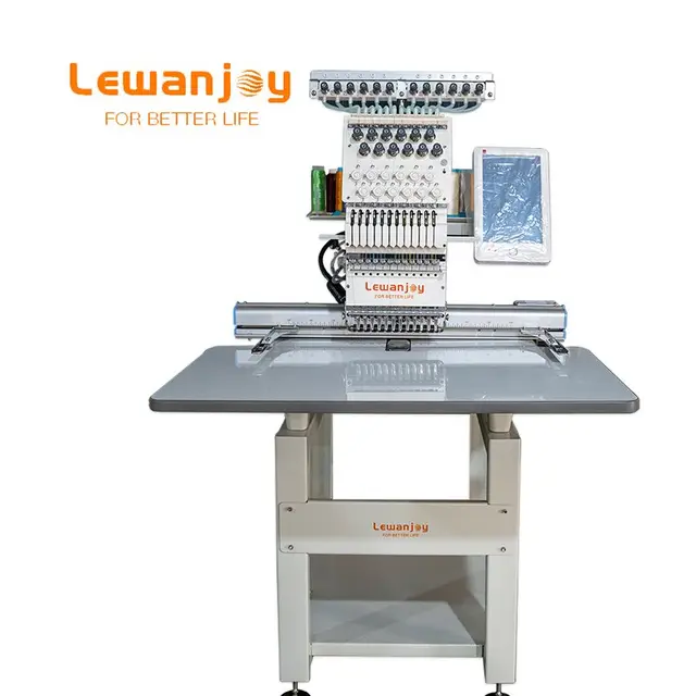 Customized Factory Price Embroidery Machine Single Head Computerized Cap/Hat Embroidery Machine