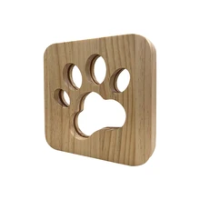 

Creative 3D Table Lamp Solid Wood Hollow Wood Head Lamp USB Charging Night Light Table Lamp Customized Decorations for Bedroom