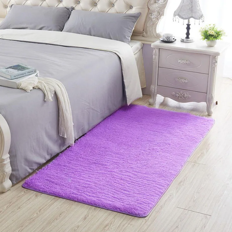 High Quality Big Size Bathroom Carpet Floor Rug Bedroom Kitchen Bathroom Mat Sofa Rug 1pcs Rectangle Solid Bath Mat Doorway Rug