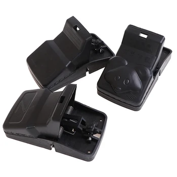 

1pc Reusable Plastic Mice Trap Creative Rat Killer Mice Catching Catcher Black Color