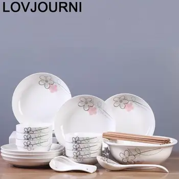 

Dishes Tazone Sauce Coconut Noodles Korean Keuken Accesoires Plate Vajilla Kitchen Dining Bar Ceramica Dinnerware Ceramic Bowl