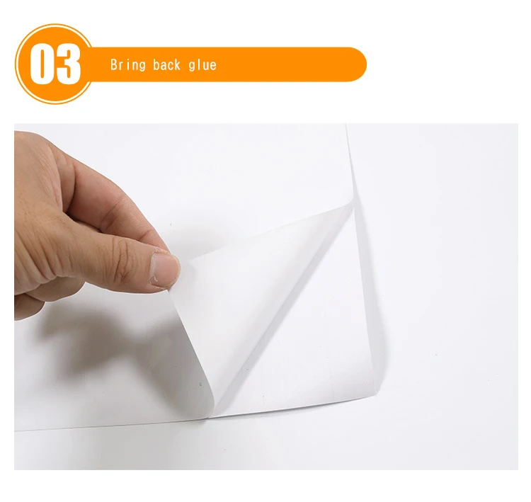 Description Picture 6 of itemHigh Glossy White DIY Decorative Film Matte Self-Adhesive Wallpaper Kitchen Cabinet Old Furniture Renovation Waterproof Stickers