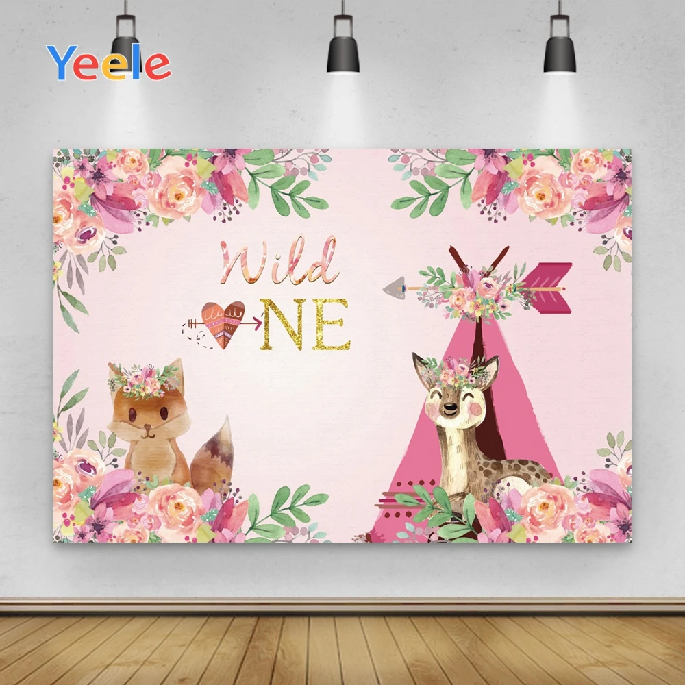 

Yeele Birthday Party Tent Animals Background Backdrops Photophone Photography Baby Photo Studio for Decoration Customized Size