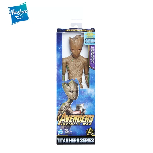 Hasbro Marvel Мстители Бесконечность войны Starforce супер герой 1" эндшпиль Титан герой серии человек паук Железный человек енот Доктор Стрэндж - Цвет: GROOT