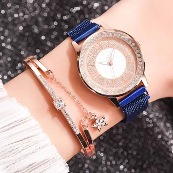 

Women Watches Feminine Relogio Fashion Small And Delicate European Beauty Luxury Casual Bracelet Watch Suit Ladies Watch Zegarek