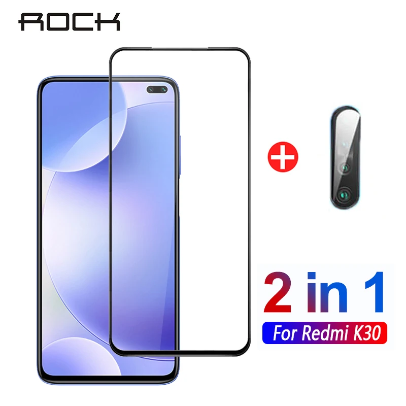 Защитное стекло ROCK для Xiaomi Redmi K30 K20 защита экрана камеры закаленное Note 7 8 Pro 8T 8A 7A
