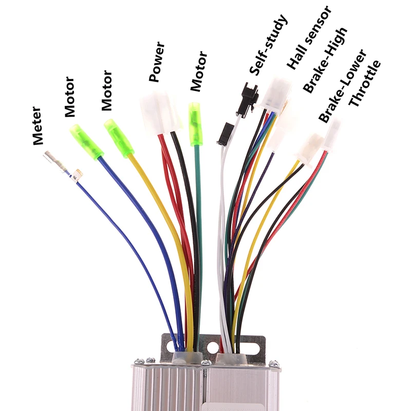 Ebike Controller 36V/48V 350W Electric Bike E-Bike Scooter Brushless DC Motor Controller Brushless Motor Controller (Color : 36V48V 500W
