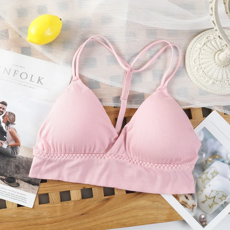 Women Tube Top Cotton Bra Crop Top Seamless Underwear Female Push Up Bra Y-Shape Back Bralette Sexy Lingerie Bandeau women lingerie bra women tube tops