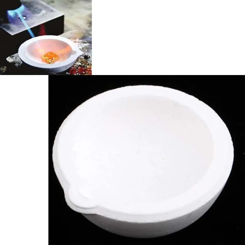 Ceramic Crucible Melting Dishes Dish Cup Pot Casting Torch Melt for – buy the best products in the online store