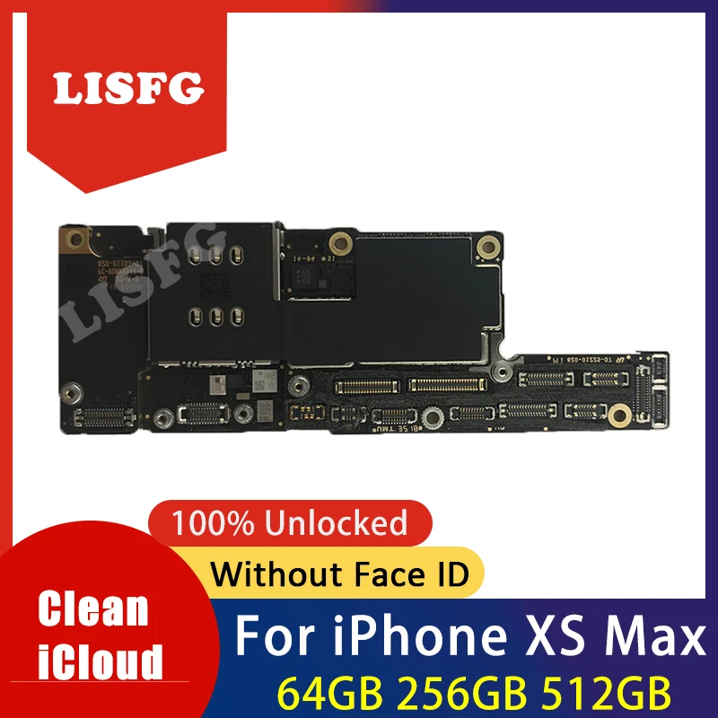 

Free iCloud 100% Unlocked Logic Board For iPhone XS Max Motherboard With IOS System For iPhone XS Max Without Face ID Mainboard