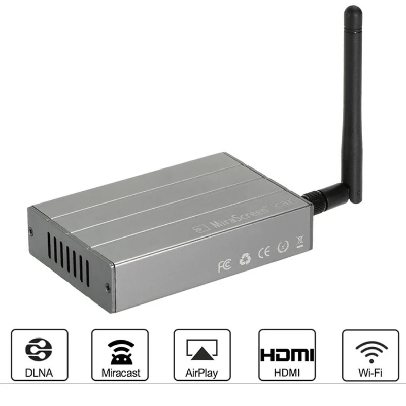 Mirascreen автомобильный домашний wifi дисплей ключ зеркальный экран беспроводной HDMI Miracast стримеры Android tv stick Airplay приемник для iOS