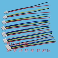 10 ชิ้น JST SH1.0 Pitch 1.0 มิลลิเมตร 2 จุด 3 จุด 4 จุด 5 จุด 6 จุด 7 จุด 8 ขาหญิงเดี่ยวแจ็คปลั๊กสายไฟอิเล็กทรอนิกส์สายเชื่อมต่อความยาว 10 เซนติเมตร 28AWG 1